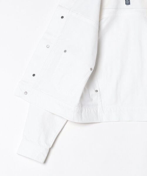 POLO RALPH LAUREN(ポロ ラルフ ローレン)の「デニム トラッカー ジャケット(デニムジャケット・レディース・ホワイト・L/XXS/XS/S/M)」の3枚目の写真