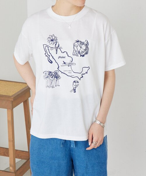 LIVETART(リヴェタート)の「HolaTシャツ(Tシャツ/カットソー・レディース・ホワイト・FREE)」の9枚目の写真