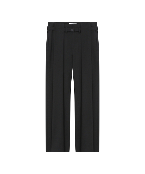Miseki SEOUL(ミセキソウル)の「Big pleats belted pants BLACK(その他パンツ・レディース・その他・2/1)」の2枚目の写真