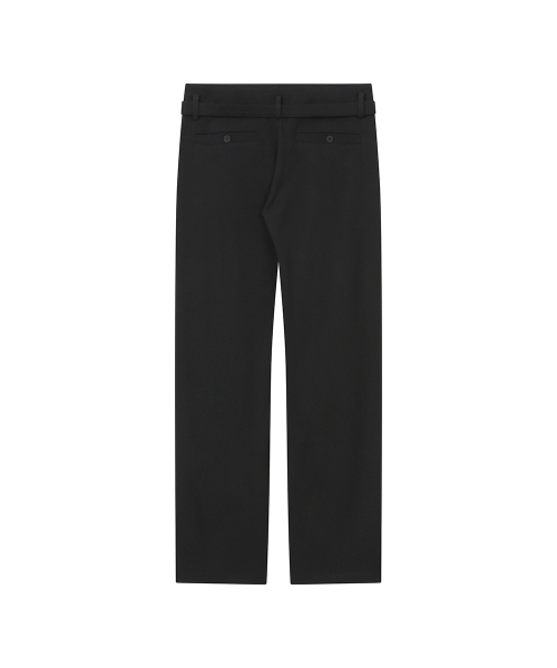 Miseki SEOUL(ミセキソウル)の「Big pleats belted pants BLACK(その他パンツ・レディース・その他・2/1)」の3枚目の写真