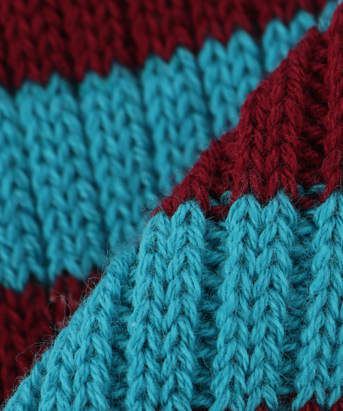 MARCOMONDE（マルコモンド）の「【MARCOMONDE / マルコモンド】VENICE pattern 10（ソックス/靴下・レディース・バーガンディー/キャメル/ボルドー・FREE）」の8枚目の写真