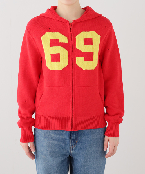 Gimaguas(ギマガス)の「Gimaguas / ギマガス 69 JACKET(パーカー・レディース・レッド・SMALL)」の8枚目の写真