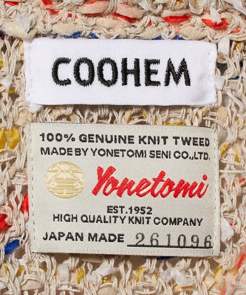 Coohem(コーヘン)の「<COOHEM> SUMMER TWD SHIRT/ニット(ニット/セーター・メンズ・ベージュ/ブラック・M/L)」の10枚目の写真