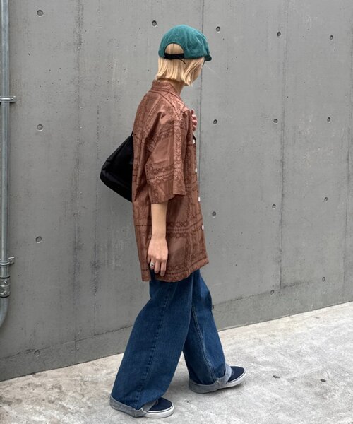 CIAOPANIC TYPY（チャオパニックティピー）の「【UNISEX】レース刺繍シャツ/WEB限定（シャツ/ブラウス・メンズ・ホワイト/ブラウン/ブラック・LARGE/MEDIUM）」の11枚目の写真