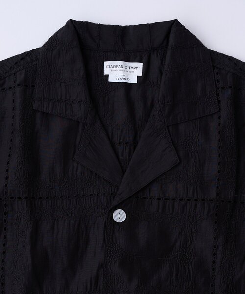CIAOPANIC TYPY（チャオパニックティピー）の「【UNISEX】レース刺繍シャツ/WEB限定（シャツ/ブラウス・メンズ・ホワイト/ブラウン/ブラック・LARGE/MEDIUM）」の20枚目の写真