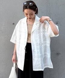CIAOPANIC TYPY | 【UNISEX】レース刺繍シャツ/WEB限定(シャツ/ブラウス)