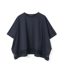 mizuiro ind メッシュヘムワイドプルオーバー