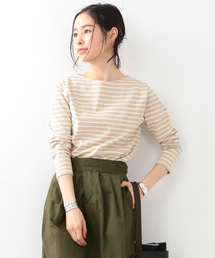 BEAMS BOY | 【FUDGE5月号掲載】BEAMS BOY / ボーダー ボートネック 8分袖(Tシャツ/カットソー)