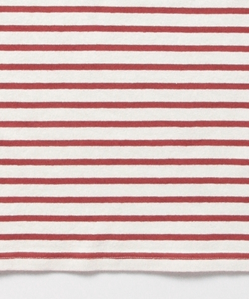 BEAMS BOY（ビームスボーイ）の「【FUDGE5月号掲載】BEAMS BOY / ボーダー ボートネック 8分袖（Tシャツ/カットソー・レディース・ブラック/ベージュ/レッド/ネイビー・ONE SIZE）」の20枚目の写真