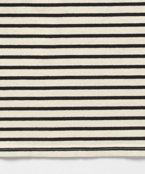 BEAMS BOY（ビームスボーイ）の「【FUDGE5月号掲載】BEAMS BOY / ボーダー ボートネック 8分袖（Tシャツ/カットソー・レディース・ブラック/ベージュ/レッド/ネイビー・ONE SIZE）」の15枚目の写真