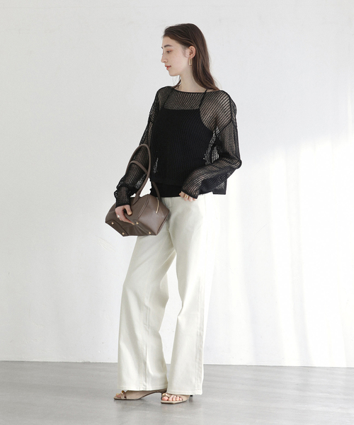 La TOTALITE（ラトータリテ）の「REMME/レメ メタルモチーフトングミュール（サンダル・レディース・ベージュ/ブラック・38/37/36）」の9枚目の写真