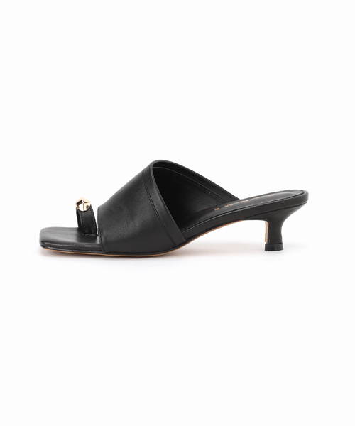 La TOTALITE（ラトータリテ）の「REMME/レメ メタルモチーフトングミュール（サンダル・レディース・ベージュ/ブラック・38/37/36）」の13枚目の写真