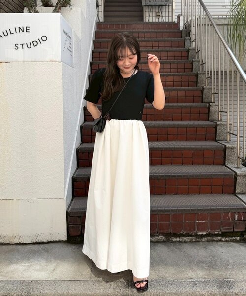 misa__03企画】プレート付きドッキング半袖ワンピース（ワンピース