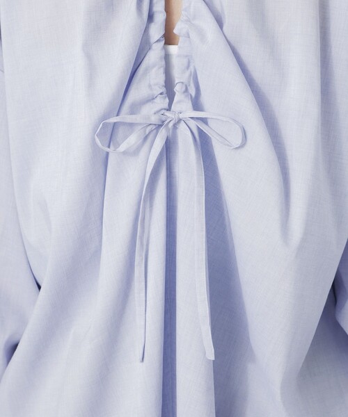 LOVELESS（ラブレス）の「リネンミックスギャザーブラウス（シャツ/ブラウス・レディース・オフホワイト/ロイヤルブルー・36）」の16枚目の写真