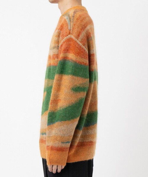 UNUSED（アンユーズド）の「【UNUSED】EX.mohair pullover（ニット/セーター・メンズ・オレンジ・3/2）」の2枚目の写真