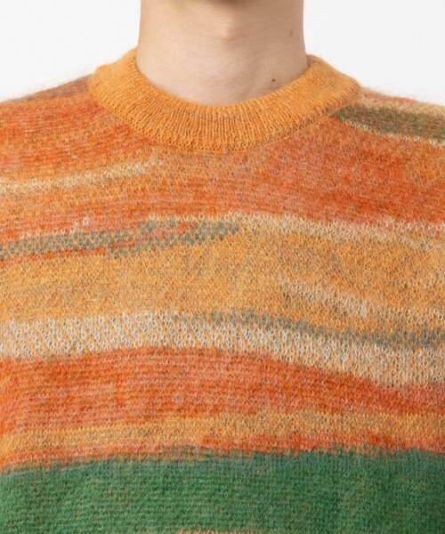 UNUSED（アンユーズド）の「【UNUSED】EX.mohair pullover（ニット/セーター・メンズ・オレンジ・3/2）」の4枚目の写真