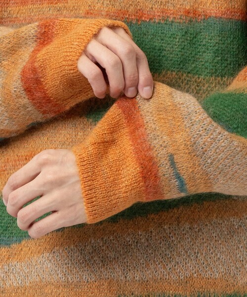 UNUSED（アンユーズド）の「【UNUSED】EX.mohair pullover（ニット/セーター・メンズ・オレンジ・3/2）」の7枚目の写真
