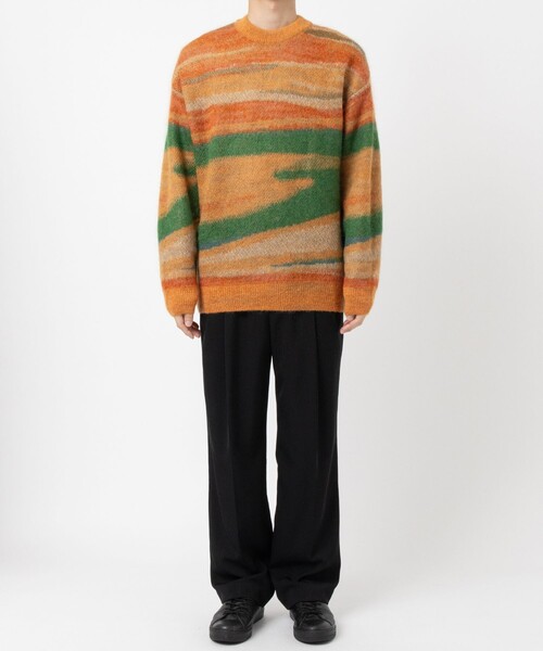 UNUSED（アンユーズド）の「【UNUSED】EX.mohair pullover（ニット/セーター・メンズ・オレンジ・3/2）」の10枚目の写真