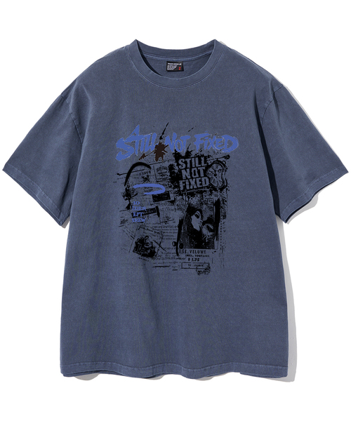ELIMENO（エリメノ）の「EL フィックスドピグメント 半袖Tシャツ 4カラー（Tシャツ/カットソー・メンズ・バーガンディー/チャコール/ネイビー/グレー・1/2/3/4）」の3枚目の写真