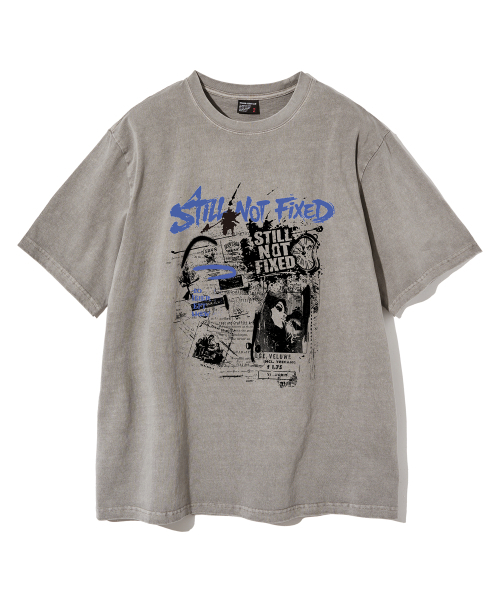 ELIMENO（エリメノ）の「EL フィックスドピグメント 半袖Tシャツ 4カラー（Tシャツ/カットソー・メンズ・バーガンディー/チャコール/ネイビー/グレー・1/2/3/4）」の5枚目の写真