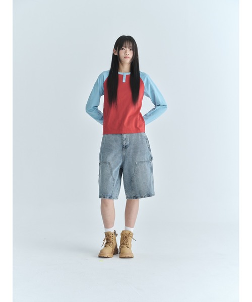 codegraphy（コードグラフィー）の「Bermuda Cargo Denim Shorts CBFUUDT002（デニムパンツ・メンズ・ブルー/ブルー系/ブルー系2・LARGE/MEDIUM/SMALL）」の5枚目の写真