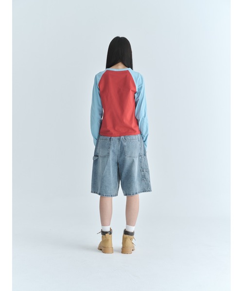 codegraphy（コードグラフィー）の「Bermuda Cargo Denim Shorts CBFUUDT002（デニムパンツ・メンズ・ブルー/ブルー系/ブルー系2・LARGE/MEDIUM/SMALL）」の7枚目の写真