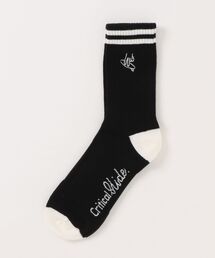 TCSS（ティーシーエスエス）の「SOCKS/Critical Slide(TCSS)クリティカルスライド ロゴジャカード クルーソックス コットンソックス（ソックス/靴下）」