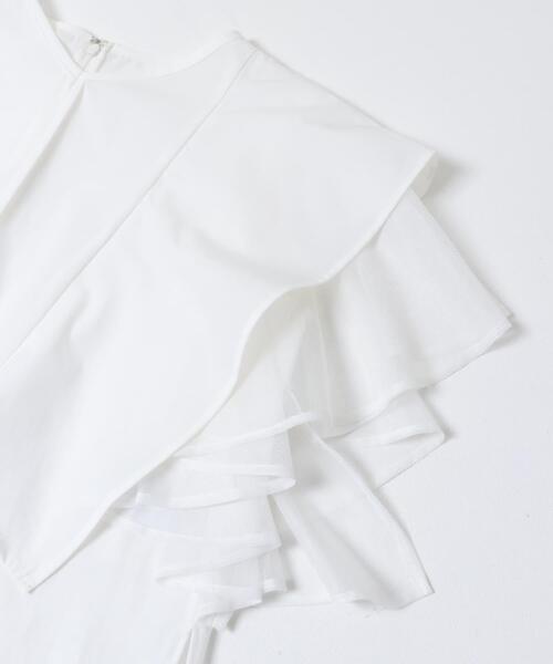 URBAN RESEARCH ROSSO WOMEN(アーバンリサーチ ロッソ)の「ELENDEEK MESH LAYERED SLEEVE BLOUSE(シャツ/ブラウス・レディース・ブラック/オフホワイト・FREE)」の10枚目の写真