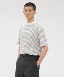 MARGARET HOWELL(�}�[�K���b�g�n�E�G��)��COTTON LINEN STRIPE(T�V���c/�J�b�g�\�[)