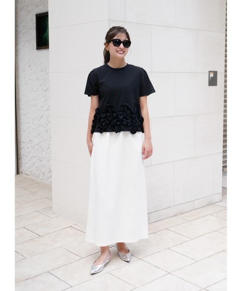 BeBeoD(べベッド)の「フリルドッキングTシャツ(Tシャツ/カットソー・レディース・A/C/B/E/D・フリー)」の8枚目の写真