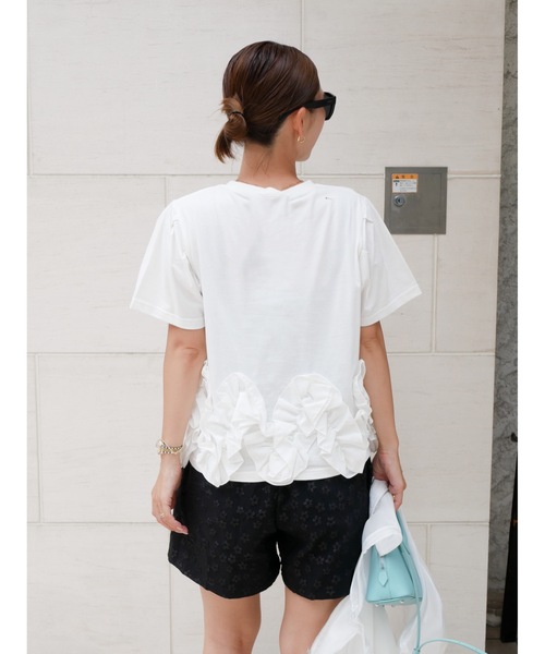 BeBeoD(べベッド)の「フリルドッキングTシャツ(Tシャツ/カットソー・レディース・A/C/B/E/D・フリー)」の10枚目の写真