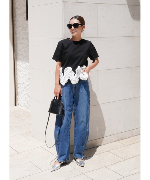 BeBeoD(べベッド)の「フリルドッキングTシャツ(Tシャツ/カットソー・レディース・A/C/B/E/D・フリー)」の16枚目の写真