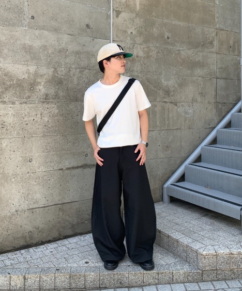 link lot(リンクロット)の「バルーンシルエットワイドスラックス(スラックス・メンズ・グレー/ブラック・M/L)」の13枚目の写真