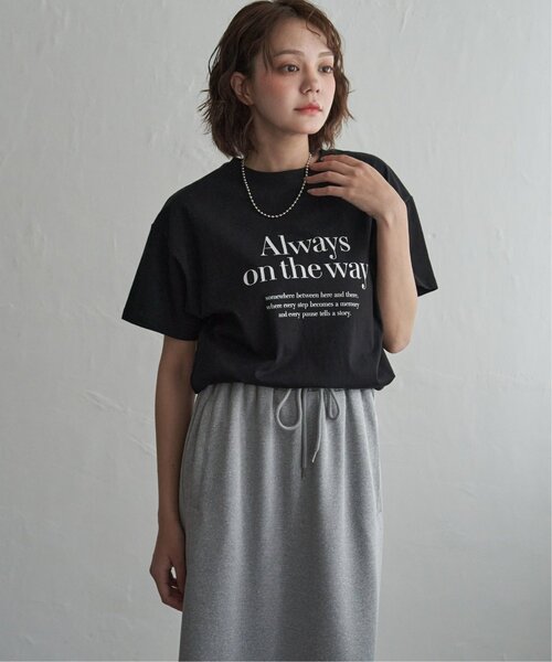 notch.（ノッチ）の「ロゴプリントTシャツ（Tシャツ/カットソー・レディース・ブラック/オフホワイト/ブルー/ブラウン・M）」の11枚目の写真