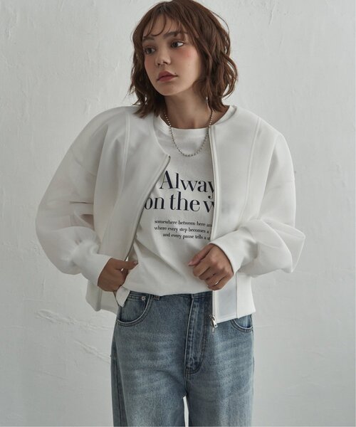 notch.（ノッチ）の「ロゴプリントTシャツ（Tシャツ/カットソー・レディース・ブラック/オフホワイト/ブルー/ブラウン・M）」の20枚目の写真