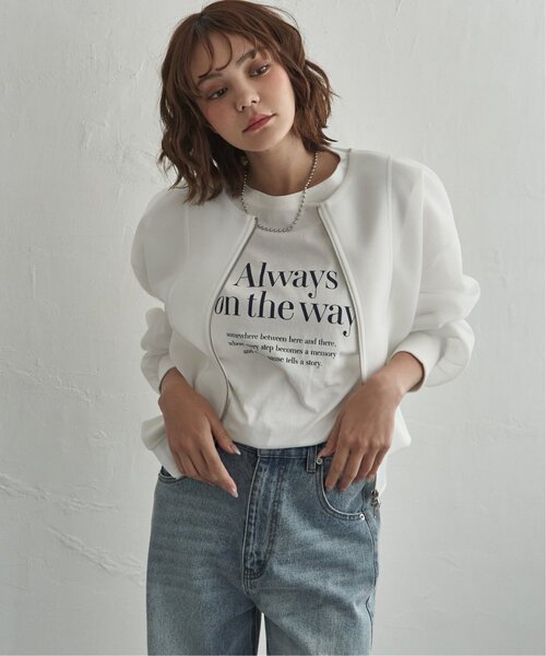notch.（ノッチ）の「ロゴプリントTシャツ（Tシャツ/カットソー・レディース・ブラック/オフホワイト/ブルー/ブラウン・M）」の21枚目の写真