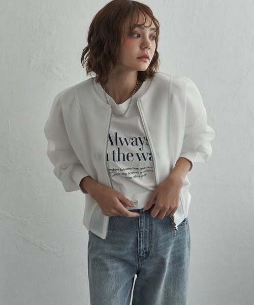 notch.（ノッチ）の「ロゴプリントTシャツ（Tシャツ/カットソー・レディース・ブラック/オフホワイト/ブルー/ブラウン・M）」の22枚目の写真