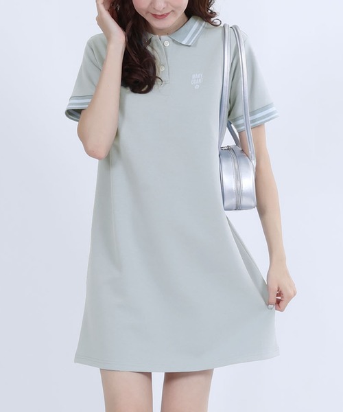 MARY QUANT(マリークワント)の「ポロライン ワンピース(ワンピース・レディース・ピンク/アイボリー/ブラック/ブルー・M)」の1枚目の写真