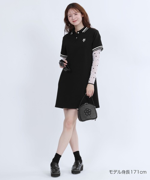 MARY QUANT(マリークワント)の「ポロライン ワンピース(ワンピース・レディース・ピンク/アイボリー/ブラック/ブルー・M)」の14枚目の写真