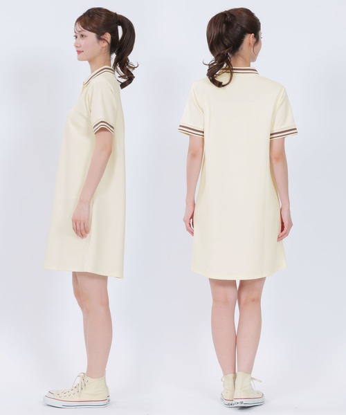 MARY QUANT(マリークワント)の「ポロライン ワンピース(ワンピース・レディース・ピンク/アイボリー/ブラック/ブルー・M)」の6枚目の写真