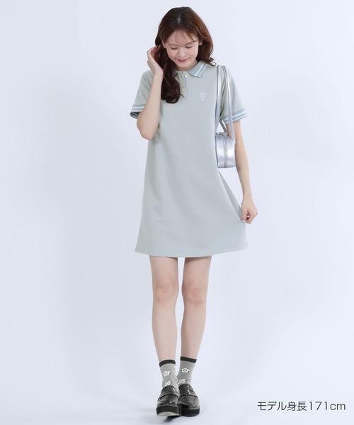 MARY QUANT(マリークワント)の「ポロライン ワンピース(ワンピース・レディース・ピンク/アイボリー/ブラック/ブルー・M)」の18枚目の写真