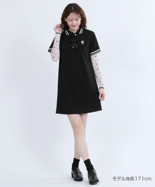MARY QUANT(マリークワント)の「ポロライン ワンピース(ワンピース・レディース・ピンク/アイボリー/ブラック/ブルー・M)」の13枚目の写真