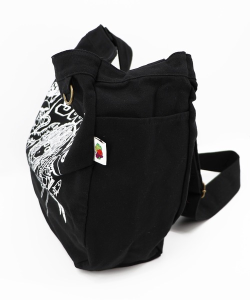 ScoLar(スカラー)の「662443:FRUIT OF THE LOOM×ScoLarコラボ ショルダーバッグ(ショルダーバッグ・レディース・ブラック/アイボリー・FREE)」の9枚目の写真