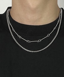 WESTBOY（ウエストボーイ）の「ユニセックス ダブルチェーン コンビ ネックレス WO26S13AC19（ネックレス）」