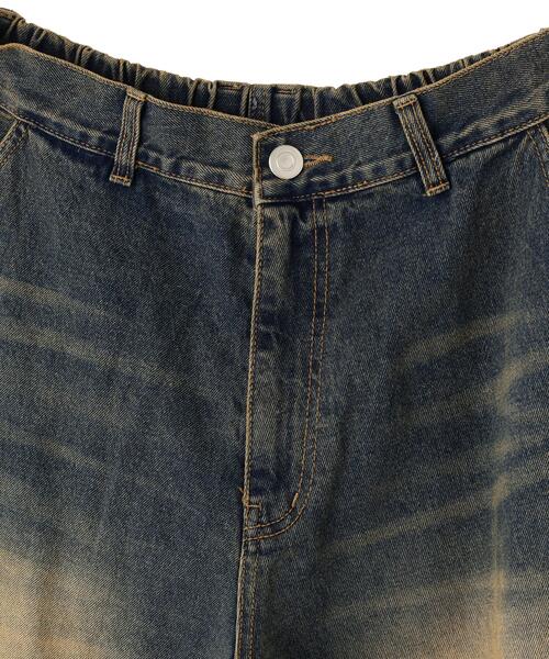 SIS（エスアイエス）の「SIS/エスアイエス/Washed Wide Denim pants（その他パンツ・レディース・ブルー・F）」の7枚目の写真
