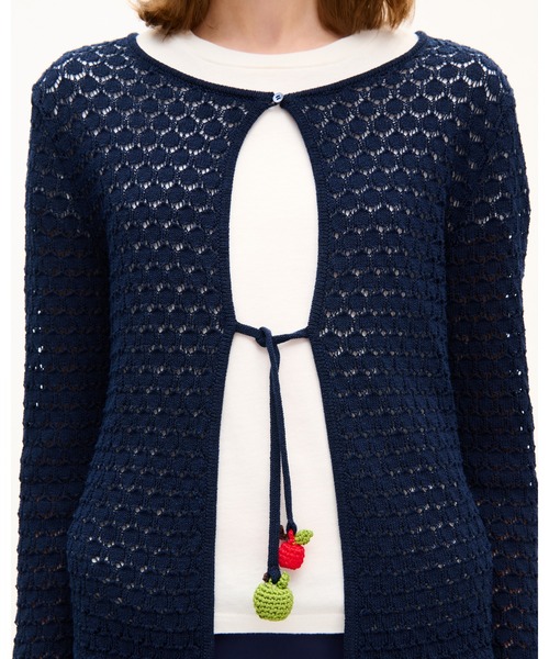 KENZO（ケンゾー）の「'KENZO Apple Pop' クロシェ カーディガン（カーディガン/ボレロ・レディース・ブルー系その他・MEDIUM/SMALL/X-SMALL）」の3枚目の写真