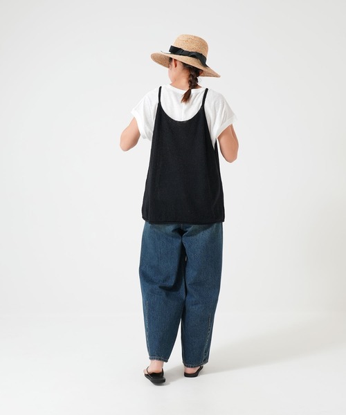 HEART MARKET（ハートマーケット）の「Wストラップニットキャミ（ベスト・レディース・チャコール/ブラック/ベージュ系/オートミール・FREE）」の7枚目の写真