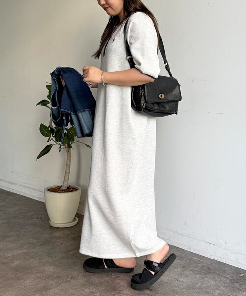 U.S. POLO ASSN.(ユーエスポロアッスン)の「ワッフルヘンリーワンピース(ワンピース・レディース・ホワイト系その他/ネイビー/チャコールグレー/グレー・FREE)」の14枚目の写真