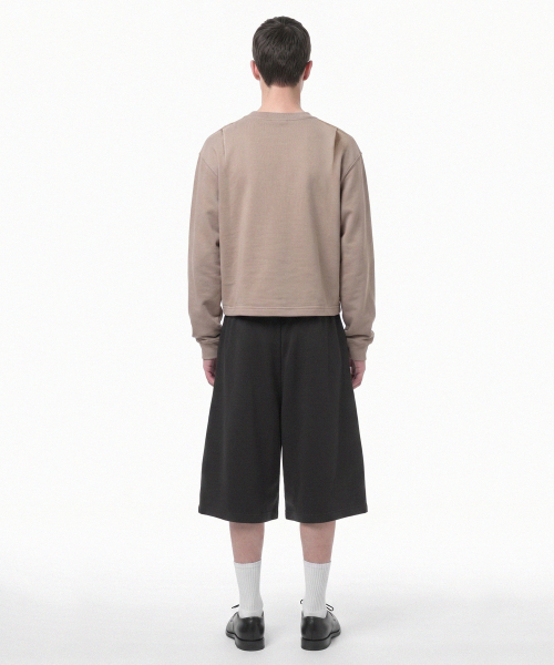 PRINOAR(プリノア)の「ボウタイロゴ02 シングルプリーツバミューダショーツ - ブラック(その他パンツ・レディース・ブラック・SMALL/MEDIUM/LARGE)」の5枚目の写真