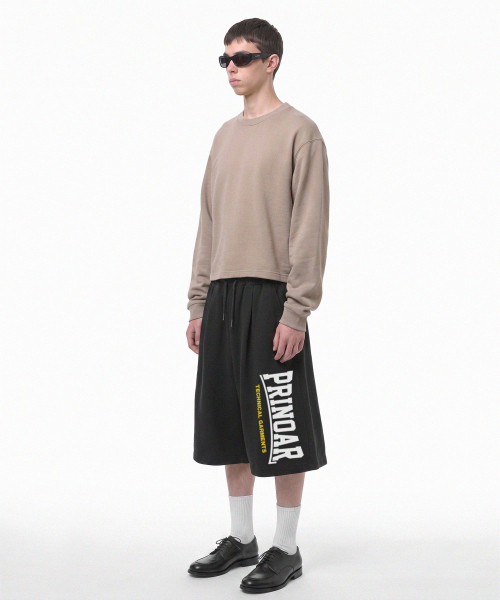 PRINOAR(プリノア)の「ボウタイロゴ02 シングルプリーツバミューダショーツ - ブラック(その他パンツ・レディース・ブラック・SMALL/MEDIUM/LARGE)」の6枚目の写真